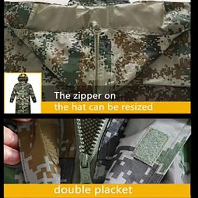 YS Camouflage  Reflective suit road traffic safety fluorescent Rain flame resistant safety wind coat