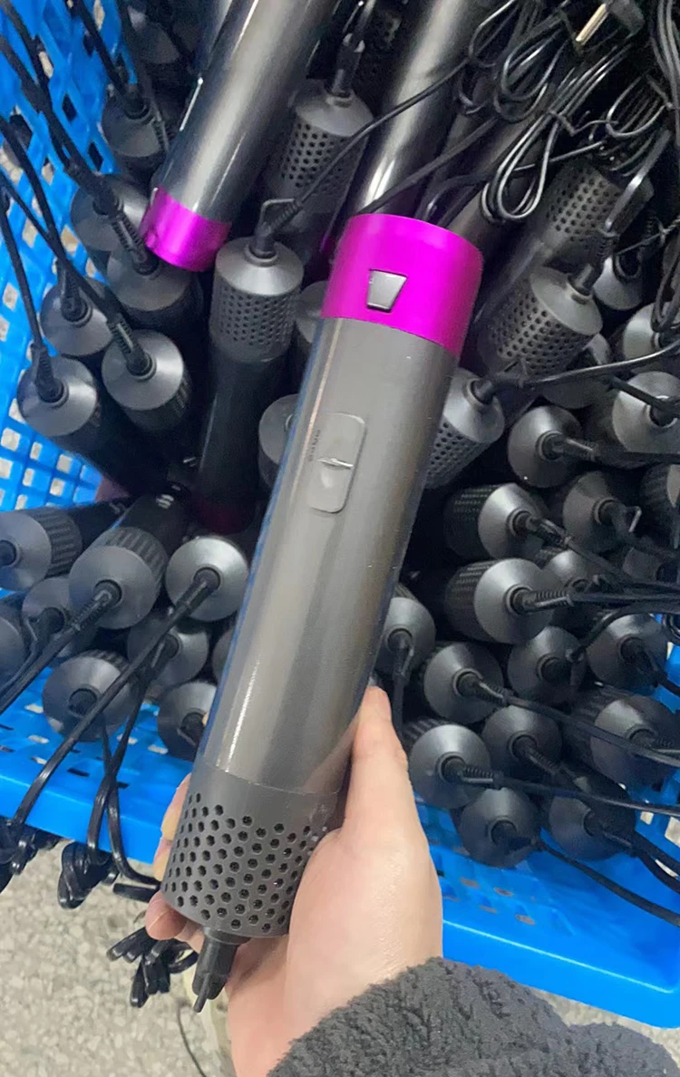 One Step Negative Ion Volumizer Volume Hair Styler Hot Air Brush Blow Hair Curling Straightener 5 In 1  Hair Dryer Brush