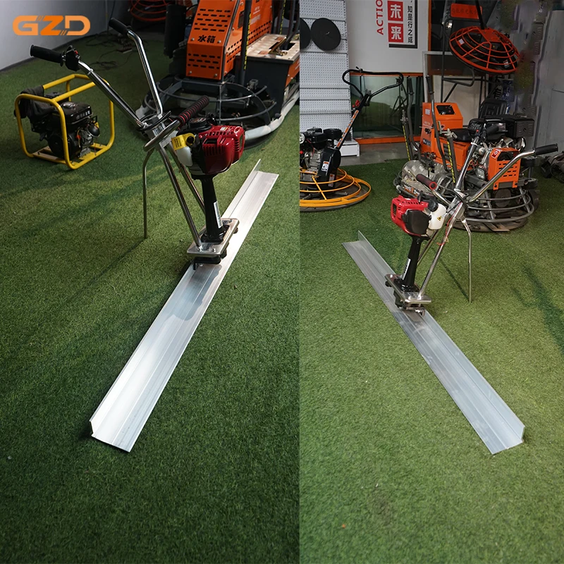Construction Machinery Leveling Concrete High Precision Manual Hand Push Vibrating Concrete Screed