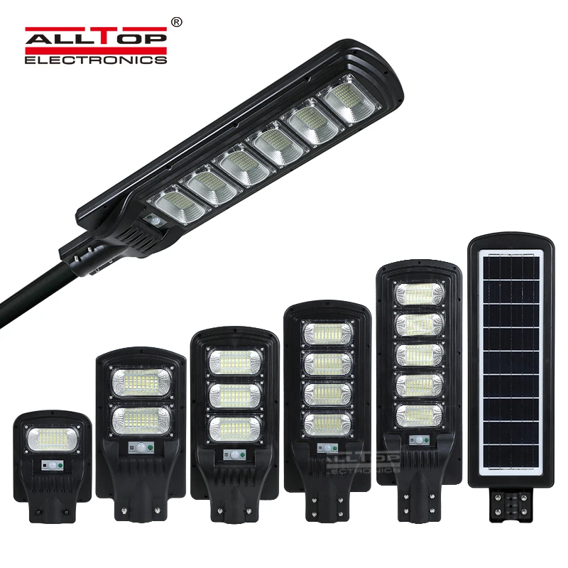 ALLTOP интегрированный уличный дорожный фонарь ABS 50 Вт 100 150 200 250 300 все в одном светодиодный