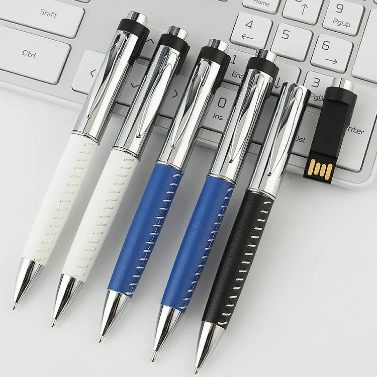 Flash Drive 8G16G48G usb  custom pens with logo Metal Ball Pen