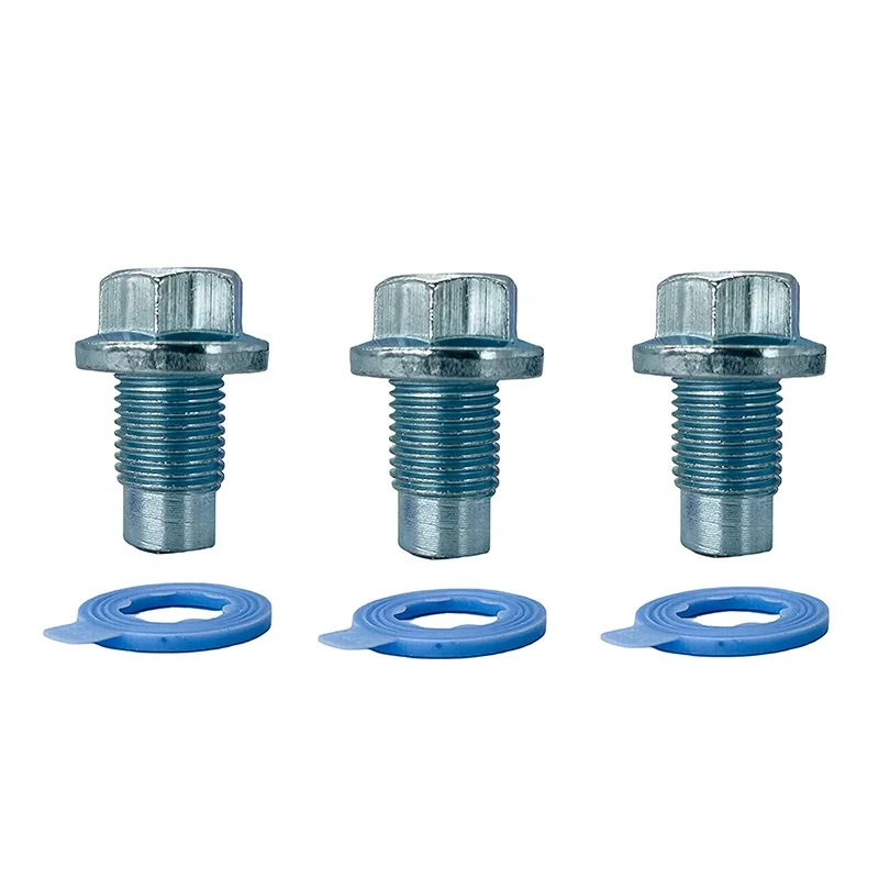 Oil Drain Plug Pilot Point Replace 090-049 65214 09247-12101 11128-01M01 90341-A0007 94842686 94848906 F4XZ6730AA for cars