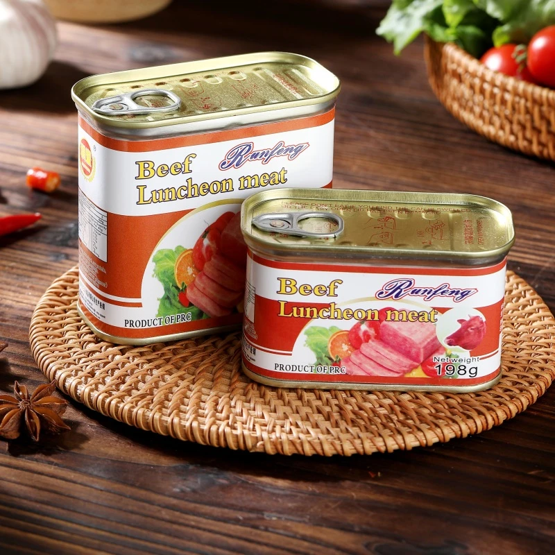 cans food luncheon meat canned corn beef tins canned meat for west African
