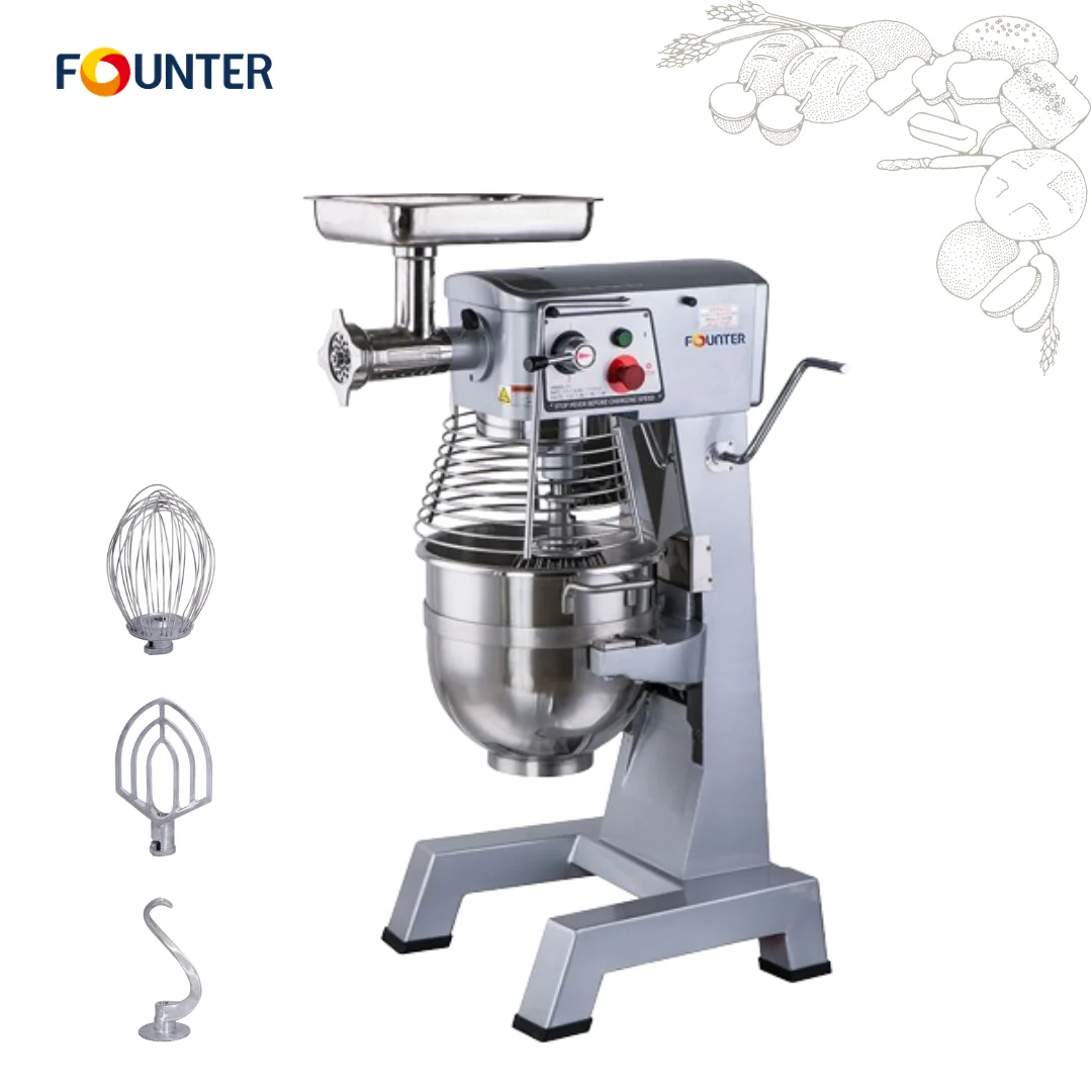 Commercial Bakery Equipment Stand Food Mixer Automatic Flour Mixing Machine Planetary Food Mixer 30L Food Mixer