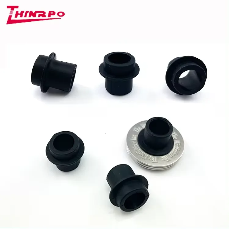 custom mold black NBR EPDM CR rubber wire grommet rubber pipe bush Sleeve silicone rubber grommet