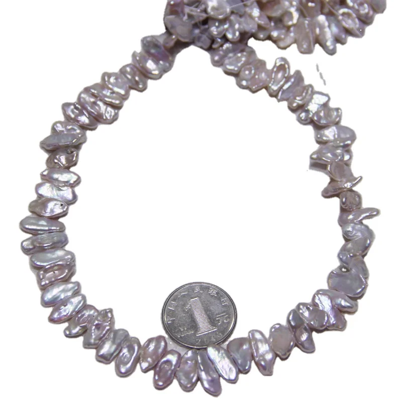 
Pearl natural fresh water seedless Keshi Hengda Pipa pearl semi finished beads 7-16mm loose beads 