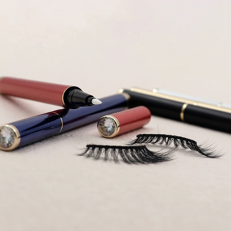 Thamel Long Lasting Waterproof Latex Free Adhesive Eyelash Glue For Strip Lashes Eyes Eyeliner Pen Wholesale