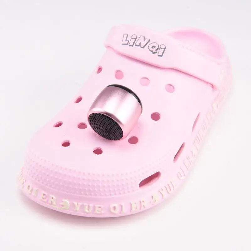 hot selling mini bluetooth speaker charms metal charms for shoes decoration