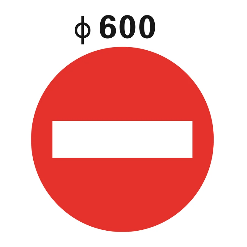 Car red warning triangle road traffic signs