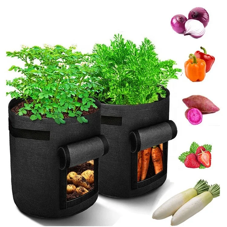 Potato Growing Bag Felt Of Planting Barrel In Cultivation Bag Fabric Plant Grow Bag