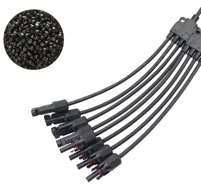 SeanRo TUV IP67 PC Y ответвитель 4TO1 PV солнечный Кабельный