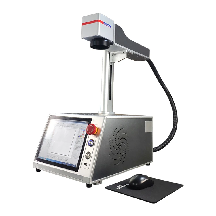 Factory Direct Sale Cheap 20w 30w Portable Mini Fiber Laser Marking Machine With Built-in Computer