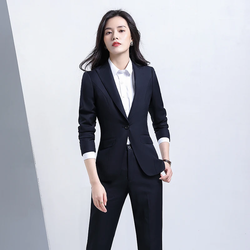 Formal Custom Made Suit Italian Style v-neck Men Black High End Suits