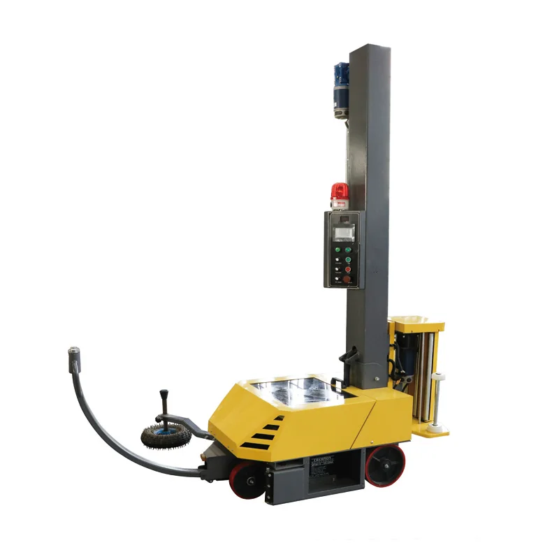  High Efficiency Portable Robotic Movable Stretch Pallet Wrapper Intelligent Self-propelled Robot Wrap