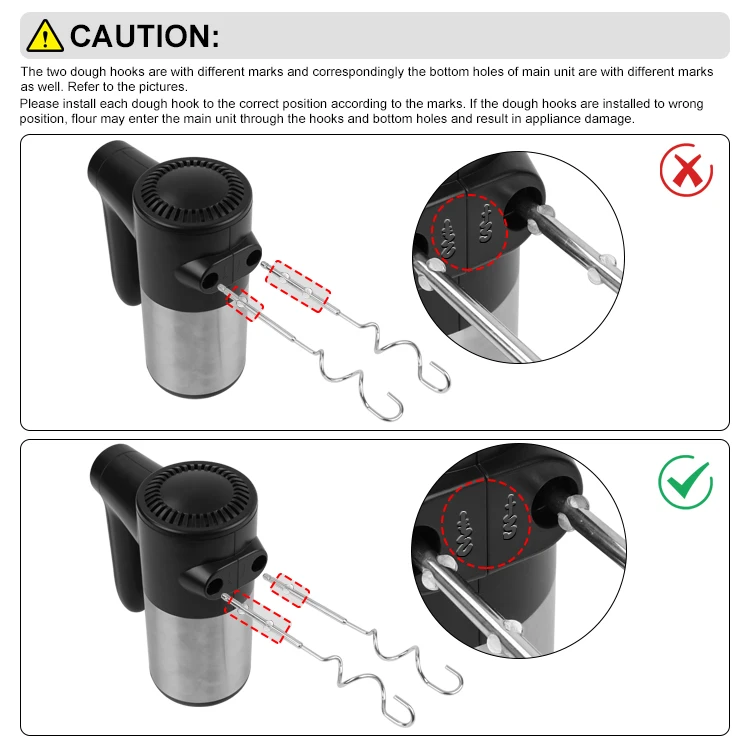 7 speeds control hand blender Hand Mixer dc motor for a hand mixer Usb Food Mixers