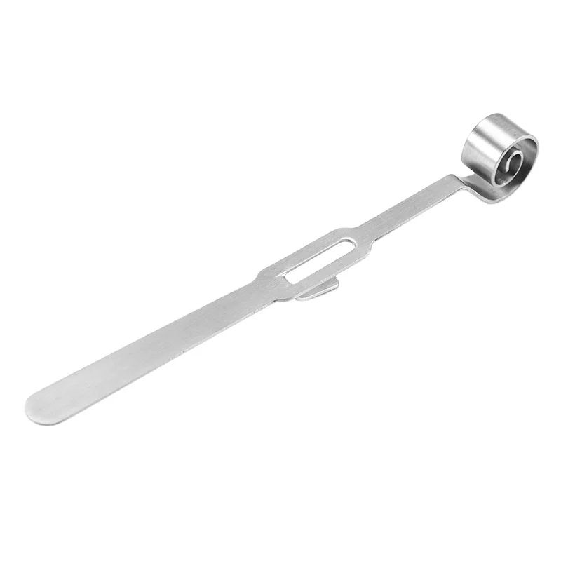 Best selling Unique cocktail stirrer stainless steel Honey Muddler metal Honey Dipper