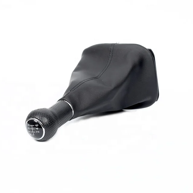 Wholesale 12mm Car Leather Gear Lever Shift Knob For VOLKSWAGEN GOLF4