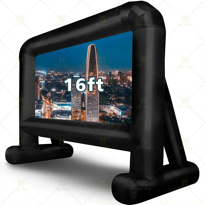 Inflatable Movie Screen Inflatable Outdoor Air Screen Premium Oxford Cloth Movie Projector Screen