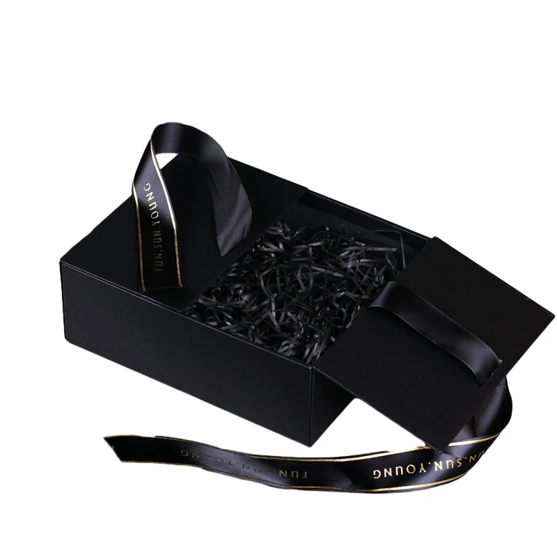 Изысканная картонная коробка с двойными клапанами индивидуальная Подарочная на день рождения роскошная