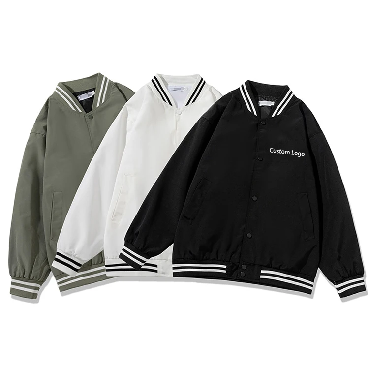 Letter Embroidered Tennessee Jacket Mens Retro Street Hip Hop Loose Baseball Uniform Varsity Jacket