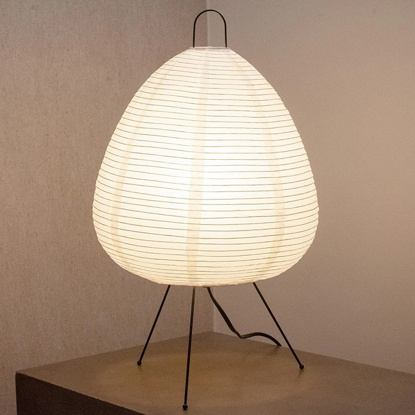 Japanese style 3 color change E27 led bulb Rice Paper Lanterns plug floor lamp led lighting
