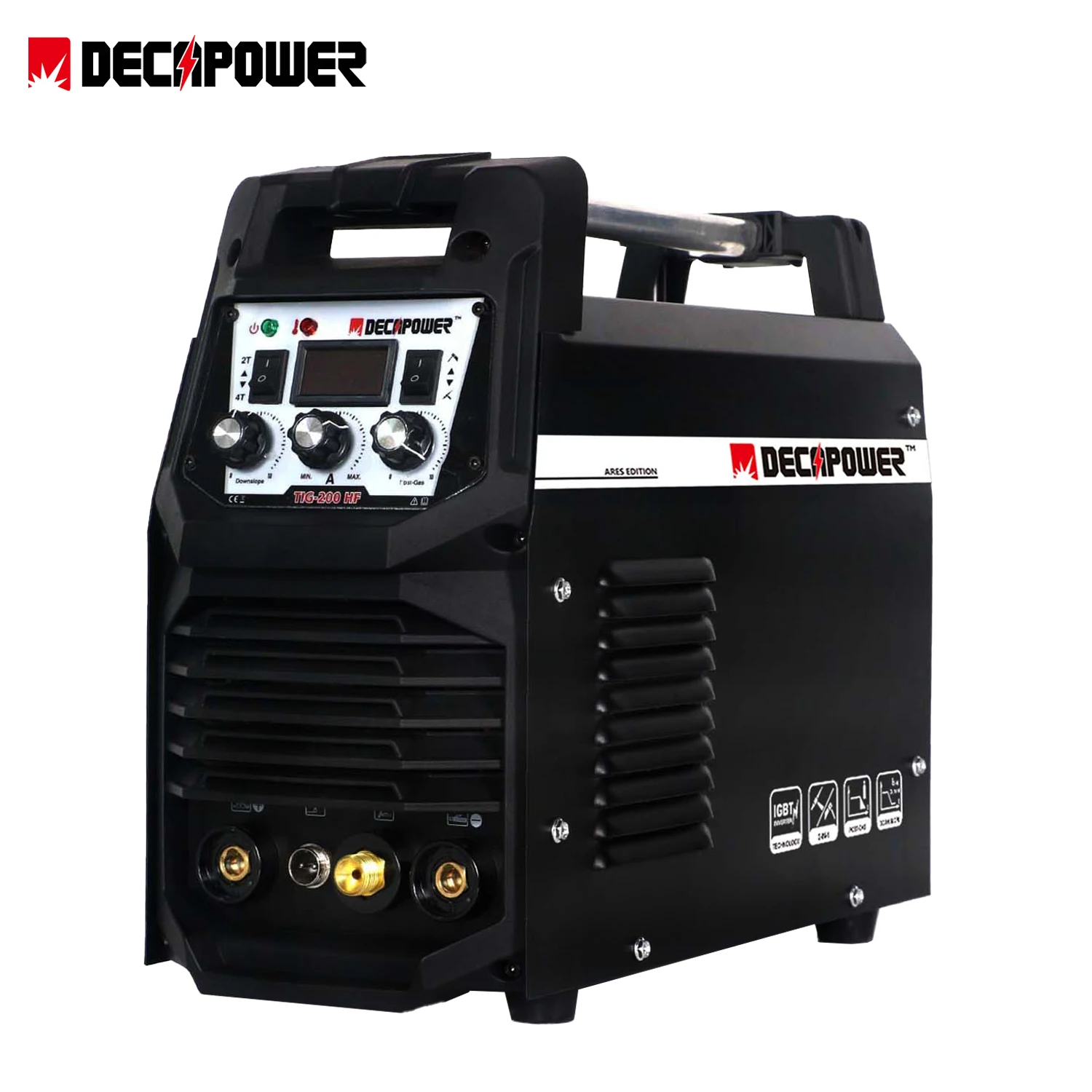 Decapower High Frequency DC TIG Inverter Welding Machine argon 200 amps 220V 2-IN-1 Arc TIG welder