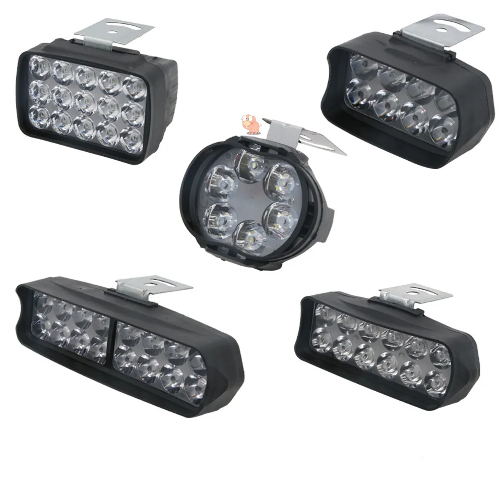 12V motorcycle led light 6led 8led 12led 16LED motorcycle spotlight