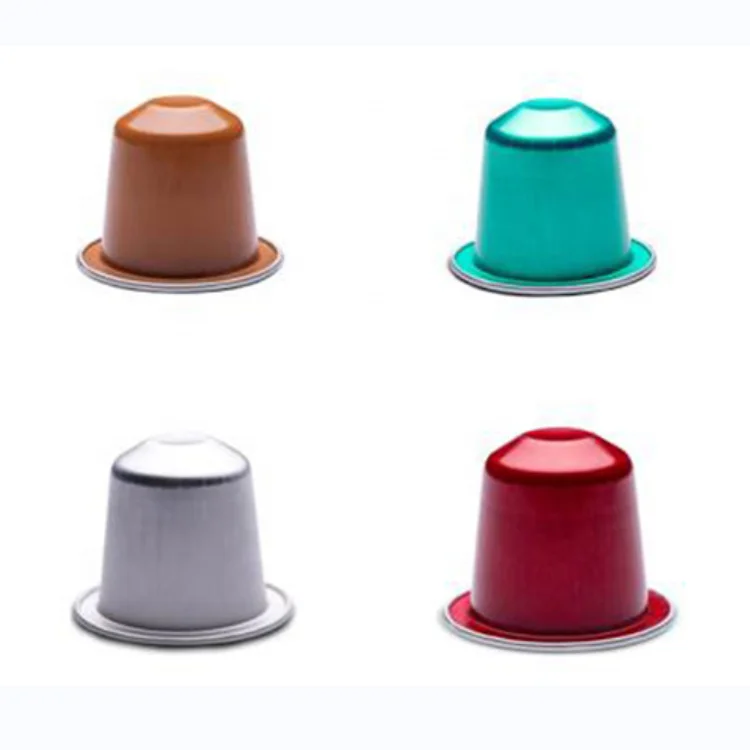 2022 Empty Aluminum Nespresso Coffee Capsule