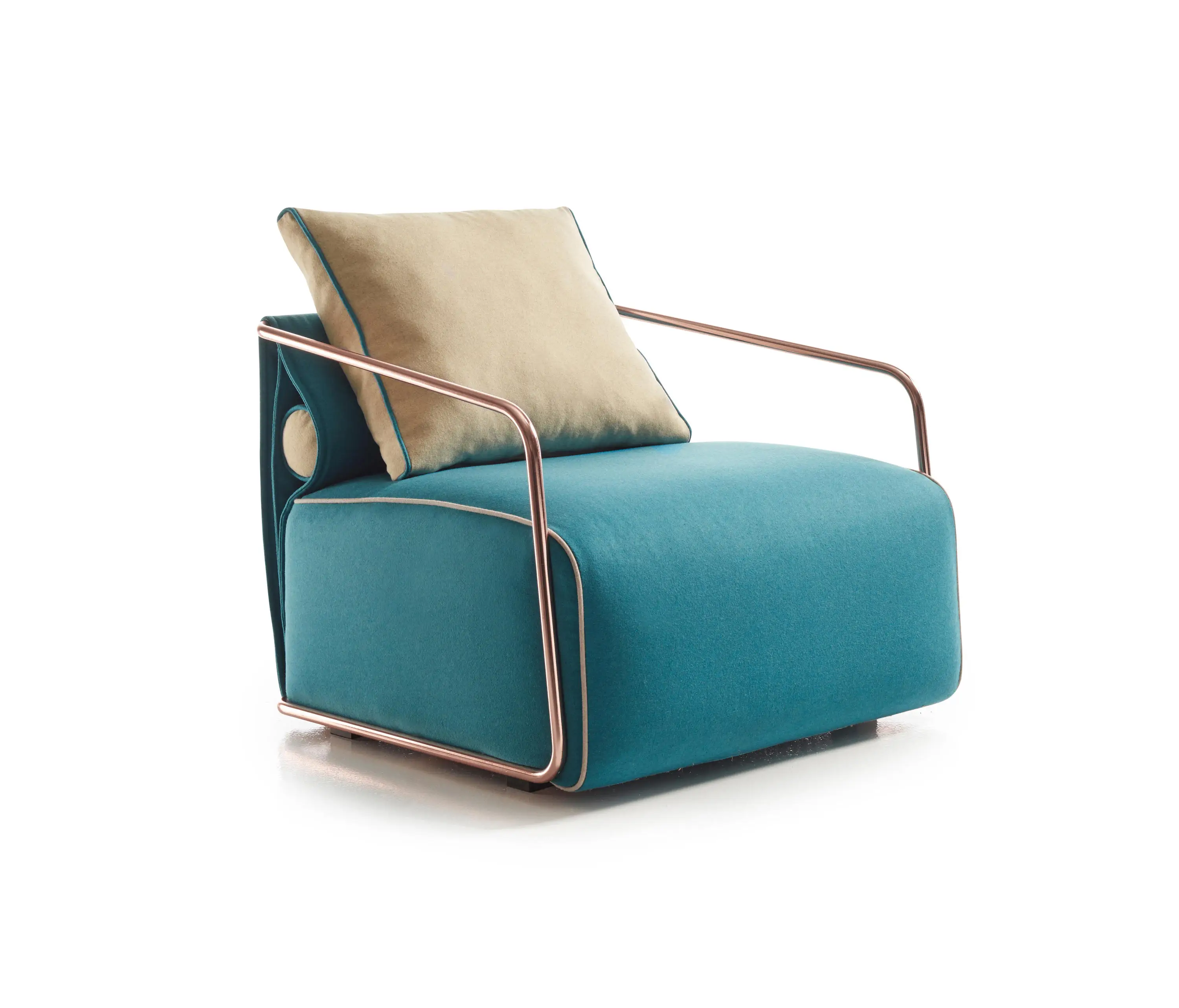 Comfortable Modern Fabric Sofa Chairs Furniture Modern Nordic Sofa Chair Leisure Chair With Cushion