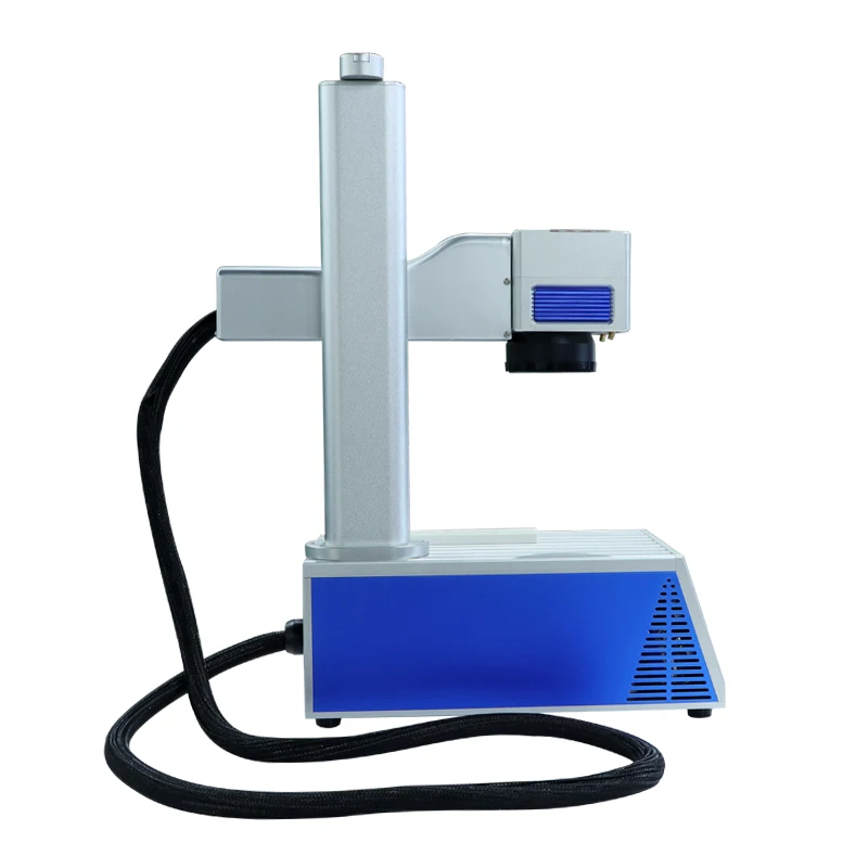 Portable 20W/30W/50W Mini Fiber Laser Marking Machine For Pipes New Condition Raycus Laser Source Ai Graphic Format Supported