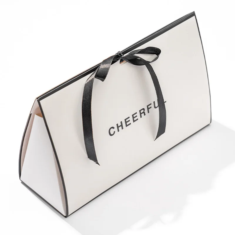 Pillow Shape Foldable Thank You Gift Package Sweet Candy Gift Packaging Paper Box For Wedding Favor