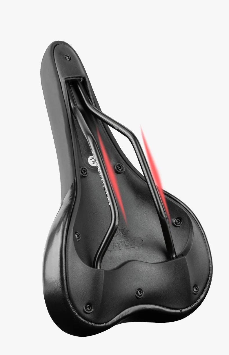Promend Soft PU Leather Bicycle Saddle Comfortable Foam 5years Use BiKe Saddle China Factory Wide Mountain Road Bike Saddle Seat