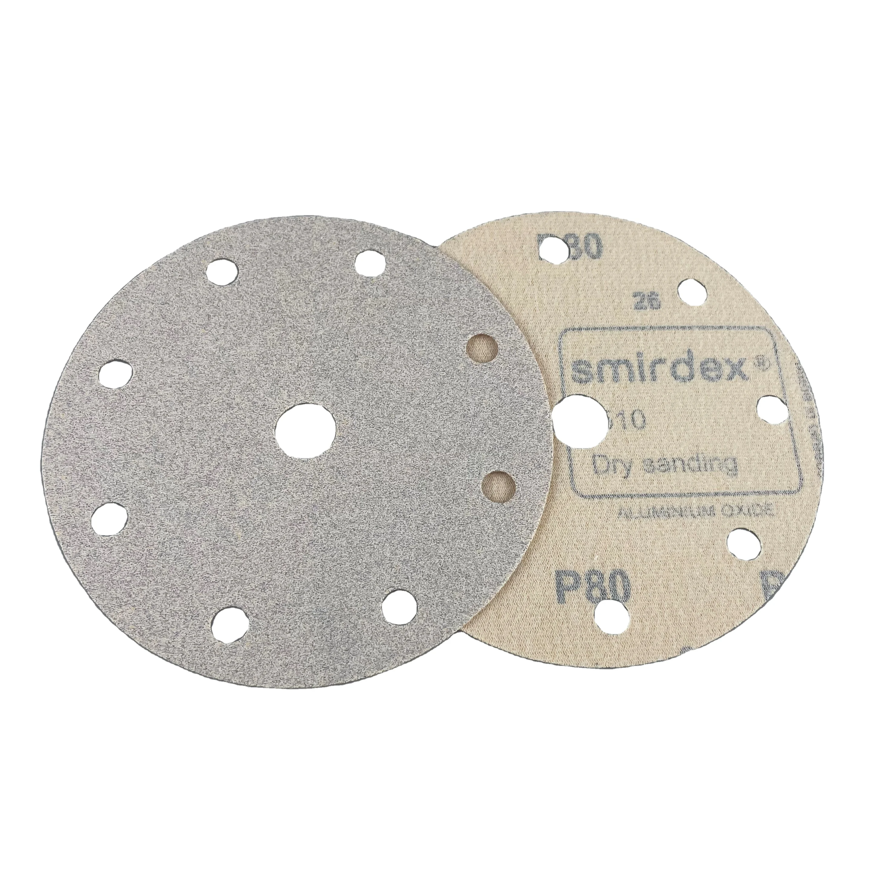 Smirdex 510 150mm 9hole White Sanding Disc abrasive sand disc hook and loop sanding Paper disk