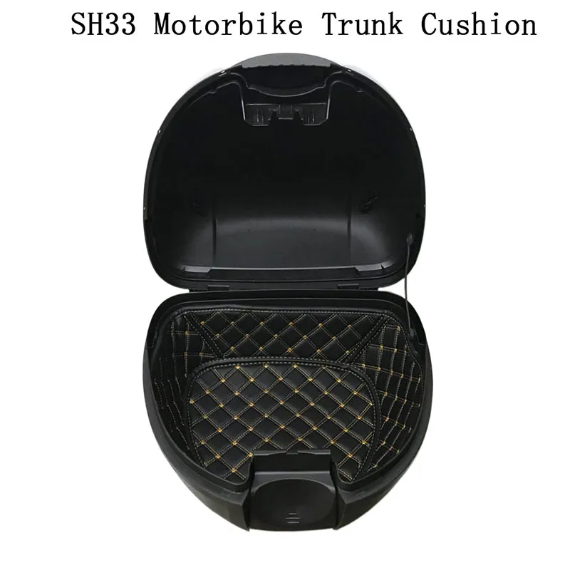 New design pvc leather 3d waterproof motorcycle trunk mat