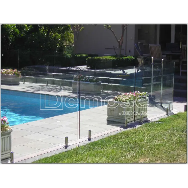 Plexiglass For Swimming Pool Clear View Glass Railing With Spigot