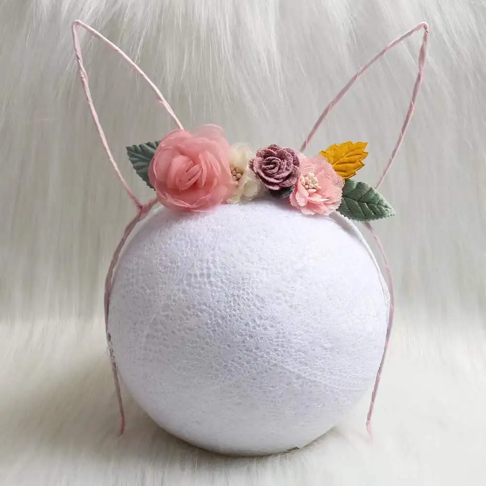 New Summer Girl Simulation Flower Rabbit Ears Hairband  For Vacation