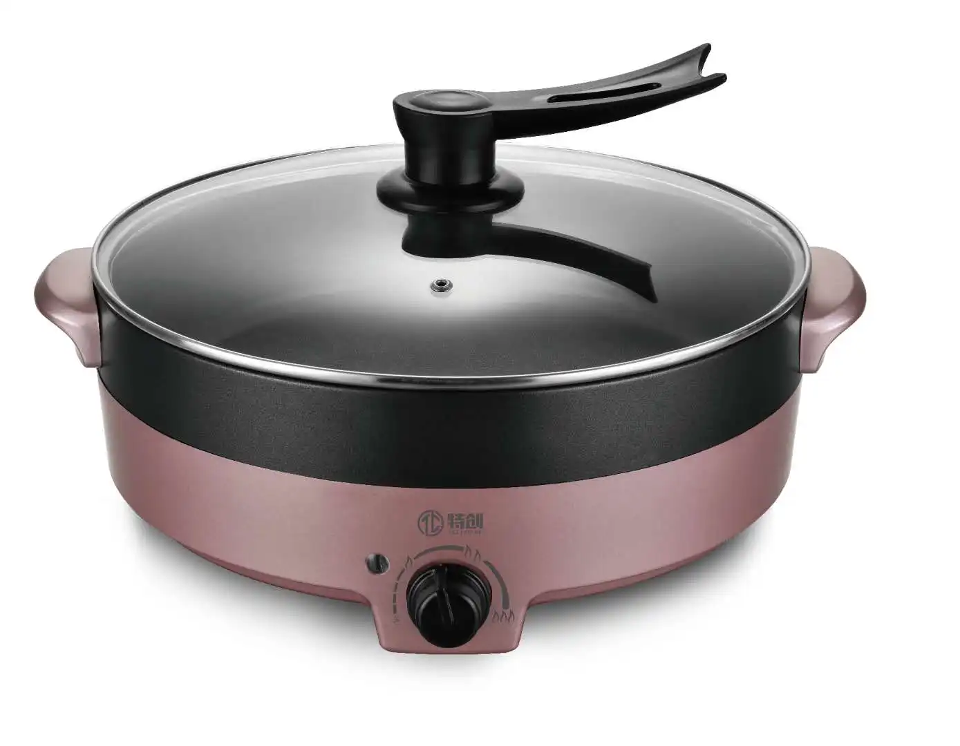 
 Круглая многофункциональная электрическая сковорода для барбекю, гриля, сковорода для пиццы TC-1916/1915  