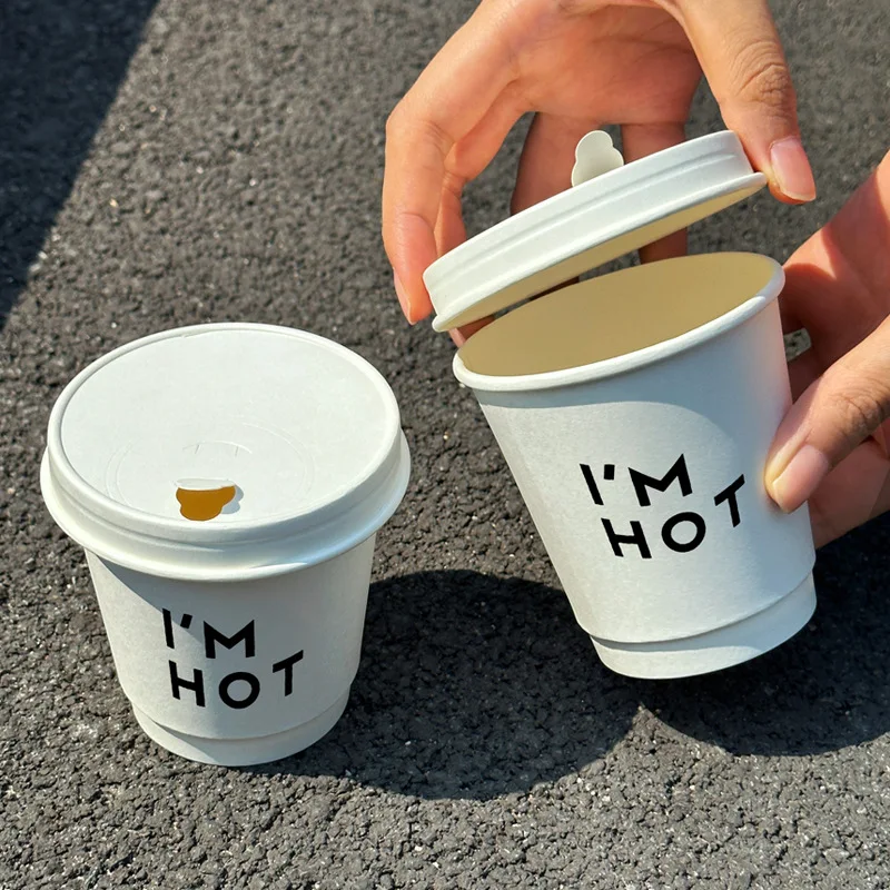 Wholesale High Quality Foam Drinking Cups Custom Printed Coffee Paper Cup Disposable Thick Styrofoam EPS Hot Milk Tea Water Cups