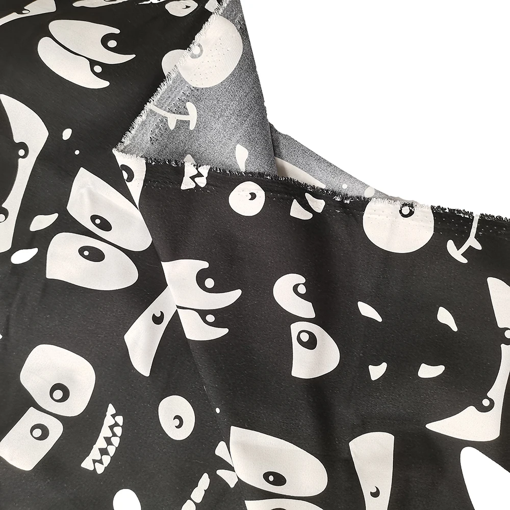 
Variety of styles 100% polyester microfiber peach skin satin beach shorts fabric 