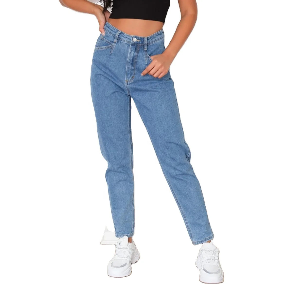 SKYKINGDOM gz longchan women sexy jeans stretch jeans women high waist jeans trouser women