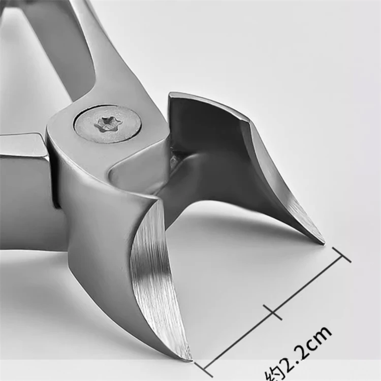 WELLFLYER NC-542 S4 Stainless steel opening nail knife anti -fly splashing armor dwellings Crowded toenail scissors