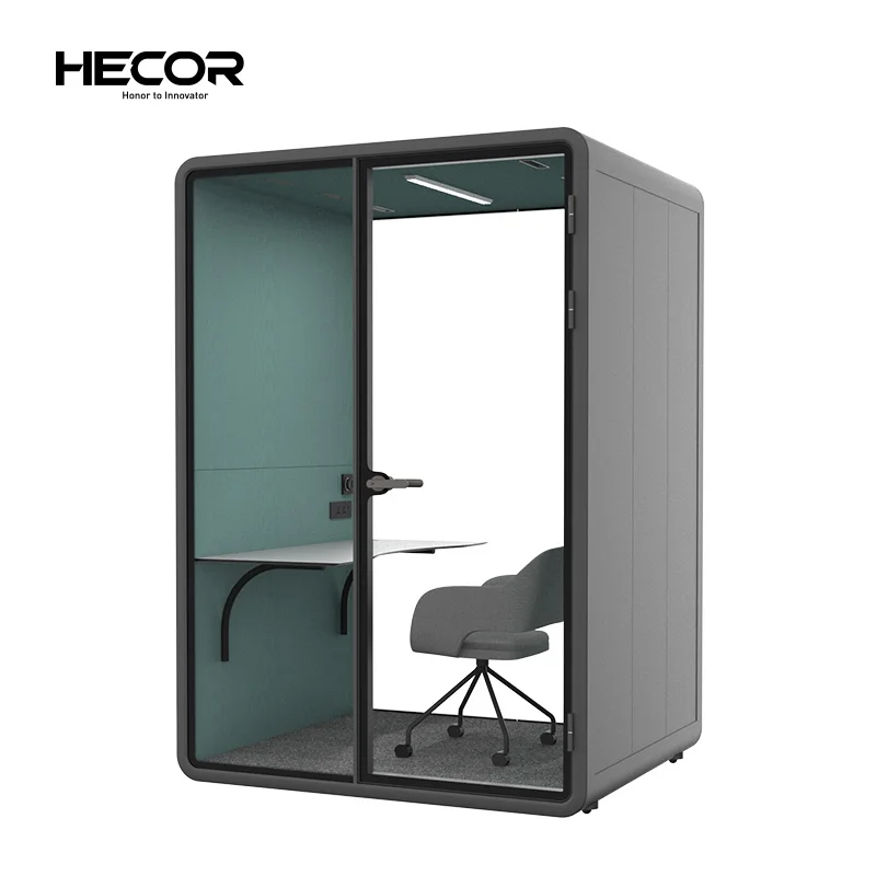 High Quality Open Office Pod Soundproof Movable Phone Booth Modern Office Booth For Sale