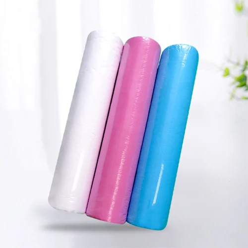 High quality spunlace  hotel disposable bed sheets Large roll of PP fabric single use sheets