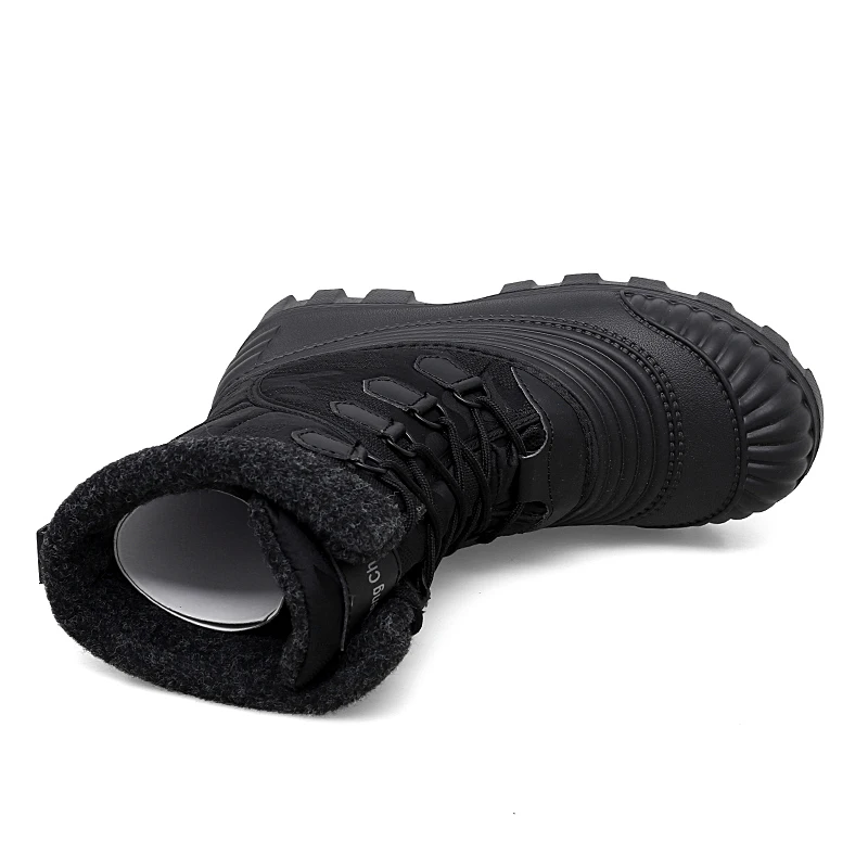 New arrival wholesale fur men long red knee boots high top Russia winter waterproof winter outdoor shoes 2024 hot product