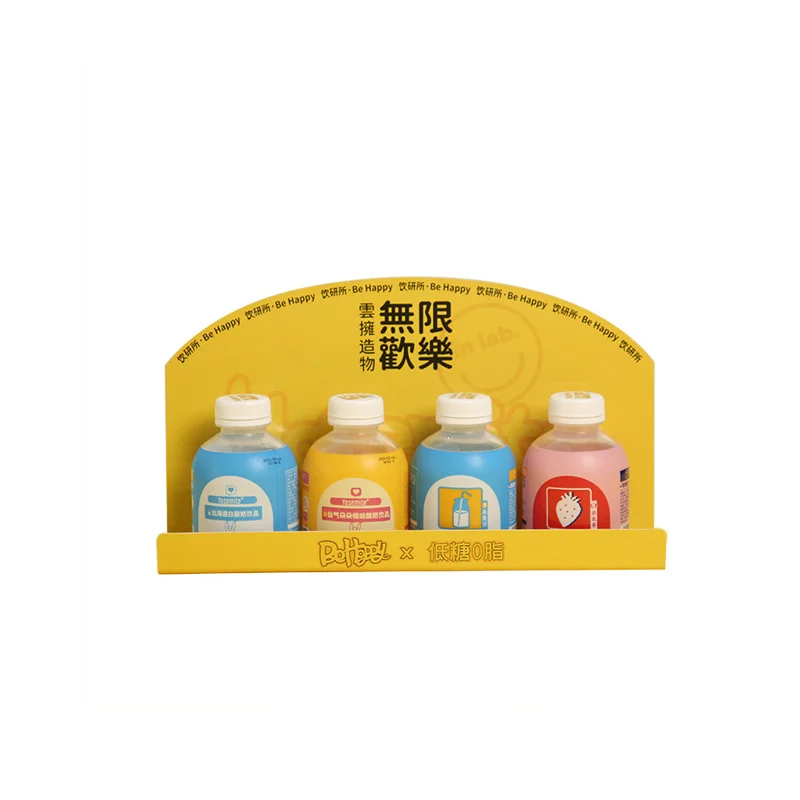Custom Retail Cardboard Beer Wine Liquor Store Counter Displays Paper Display Rack for Supermarket Promotion