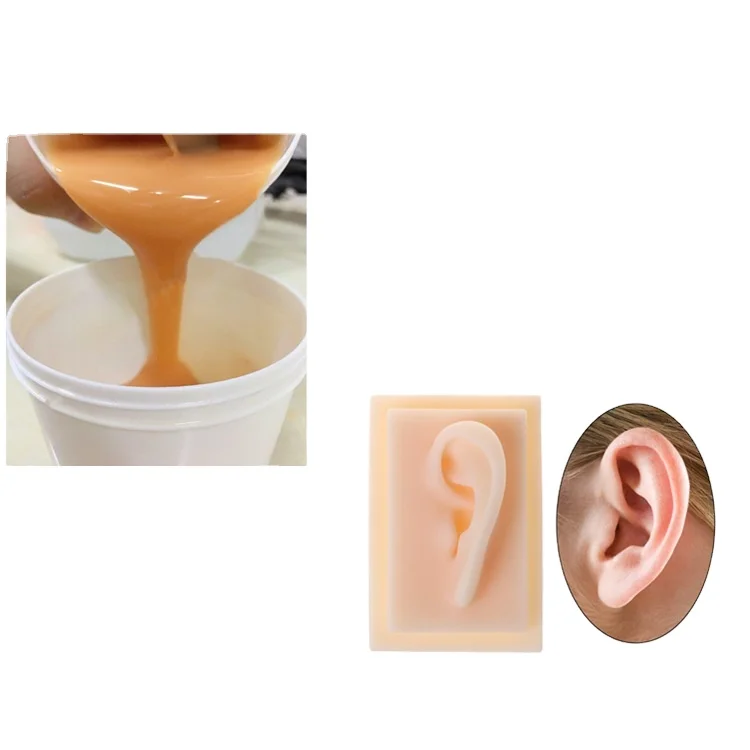 2023 Platinum Cure liquid Silicone Rubber for Artificial Human Body Foot Hand Ear Buttock
