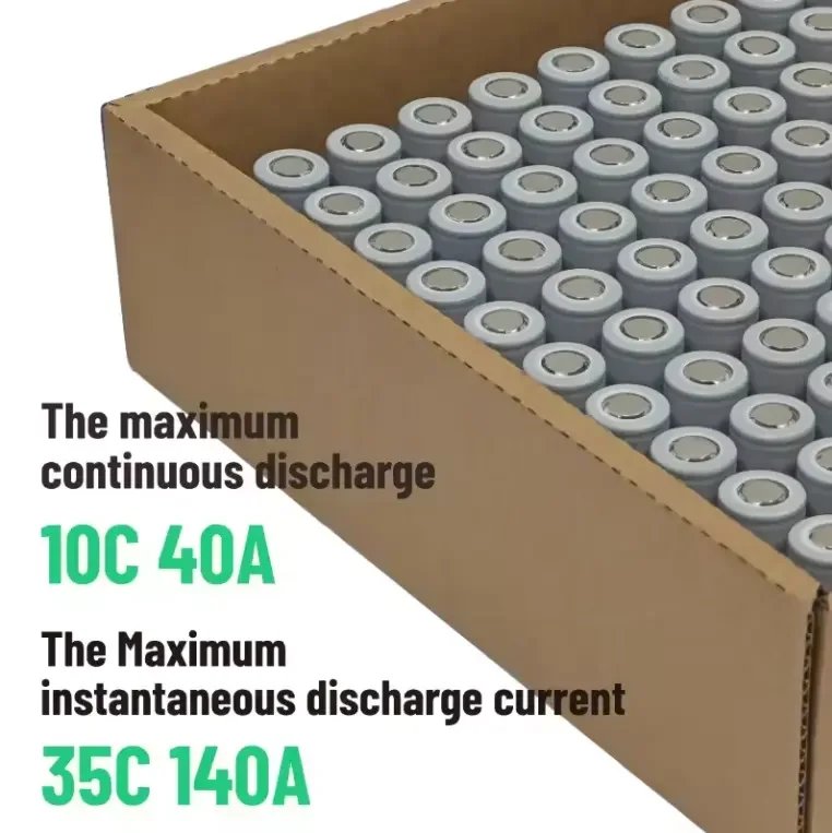100% Original A Grade INR21700 JP40 4000mAh 3.7V Lithium Battery 21700 4000mAh 3.7V 10C 35C Low Internal Resistance Li Ion Cells