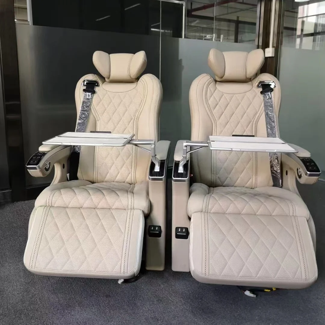 Electric Luxury Vip Massage Rotating Multifunction Luxury Van Seat For Sprinter Alphard Vito Hiace V Class