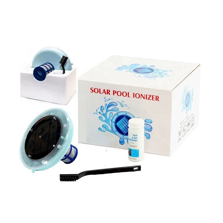 Manufacturer Ionization Pool Suppliers Portable Solar Copper Ionizer Swim Pool Cleaner