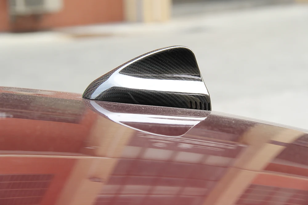 Car Carbon Fiber Antenna Decorative Frame Cover Car Accessories For Alfa Romeo Giulia